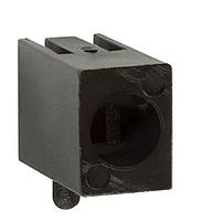 BIVAR H-125C-LP LED Mounting Hardware LED Holder 3mm LED .118" Blk w/ Lctr Pn