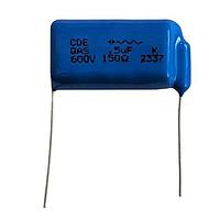 Cornell Dubilier (CDE) QAS254K600D150 Snubber Film Capacitors 0.25uF, 600VDC, 36.8x10.6x19mm, 150Ohms
