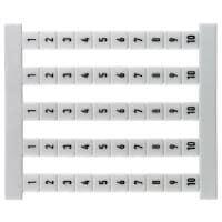 Weidmuller 0460660001 Terminal Marker DEK 5 FSZ 1-10