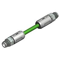 Amphenol CONEC 43-20380 Sensor Cables / Actuator Cables 10M CONN.CABLE 8POS MALE M12X1 X-CODING AXIAL SHIELDED SAL-12X-RS8.8-RS8.8-10/GBB