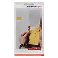 HellermannTyton 598-00345 Marker Book Punch List Marker Book, 2" x 1", EDP Paper, Yellow, 1/pkg