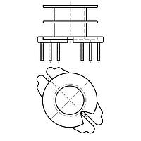 EPCOS B65812N1108D002 Ungapped Coil former  RM8  Sumikon PM 9630