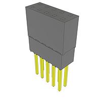 Samtec ESQ-105-24-G-D Sockets Elevated Socket Strip