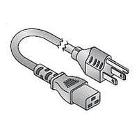 Kobiconn 173-1218-E AC Power Cord SJT 14/3C-ST 6.5' BK