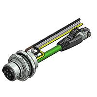 Amphenol CONEC 57-02379 Ethernet Cables / Networking Cables ENP-17-1-FSH2PST3PEDBU4-45S-RS8.33-1/1/G6/150/034