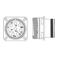 Raychem - TE Connectivity 1811927-9 Circular MIL Spec Connector 8Q8 Size 25 Recpt Kit B Key