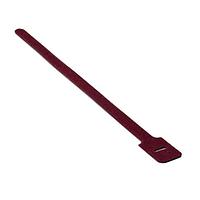 HellermannTyton GT.50X12MP2V2 Hook and Loop Ties Grip Tie,  0.5" x 12.0", PA6/PP, Maroon, 10/pkg