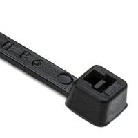 HellermannTyton 111-01464 - UV Resistant Cable Tie, 8" Long, UL Rated, 30lb Tensile Strength, PA66UV, Black, 1000/pkg