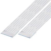 GCT (Global Connector Technology) 10-17-A-0228-C-4-08-4-T FFC / FPC Jumper Cables 1mm Pitch FlatFlexCable, 17Contact, Conductor SameSide, Len228mm/9in, Tin Plt