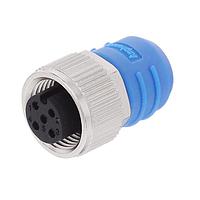 Amphenol LTW HMC-05BFFT-SL8001 Connectors NMEA 2000, Terminator, Metal, 4A, 05 pins, Female Connector, Female Contact, Straight, Screw Thread, NMEA 2000 Certificate, IP68