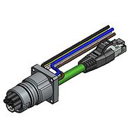 Amphenol CONEC 57-03071 Ethernet Cables / Networking Cables ENP-17-1-FSPBU4PEDST4-V5-45S-RS8.33-0,5/0,5/G6/150/034