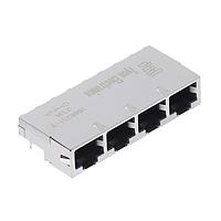 AMP Connectors - TE Connectivity 1888251-3 Modular LOW PROFILE RJ45 1X4 NO LED'S