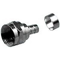 AIM-Cambridge / Cinch Connectivity Solutions 25-7000G RF Connectors / Coaxial Connectors STRT CRIMP JACK RG59 CABLE MT RG59