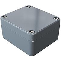 Rose 010606030 Enclosures for Industrial Automation ENCLOSURE, ALUMINUM, 64 X 58 X 34MM, PAINTE, RAL 7001 - STANDARD
