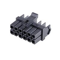Molex 172952-1201 Receptacle Housing Micro-Fit TPA RECEP 12CKT DUALROW LH BLK