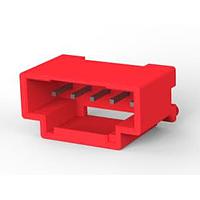 AMP Connectors - TE Connectivity 5-1971800-3 Shrouded GI CONN 2.5 HDR 5P RED