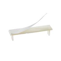 Essentra Components FCRC-13B-4 Flat Clamp,Flat/Rnd,Natural,1.62 in Max Wd