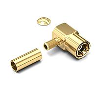 Wurth Elektronik 61636021110320 Cable Connectors WR-SMB 1000V 50Ohms Cable Rt Angle Plug