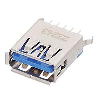 Molex 48408-0003 USB Type A Connectors USB 3.0 F/A Vert REC 15u'
