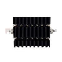 Fairview  SA6SFSF100W-50  50 dB Fixed Attenuator SMA Female To SMA Female Directional Up To 6 GHz Rated To 100 Watts With Black Aluminum Heatsink Body