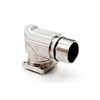 Amphenol SINE Systems MA7RAE1202 Circular Metric Connectors 12POS RCPTCL 90 ROT LG FLANGE 28.0X28.0