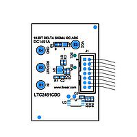 Analog Devices DC1491A ADC Differential Ultra-Tiny, 16-Bit I2C ?? ADCs with 10ppm/ C Max Precision Reference