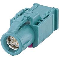 Rosenberger D4K10A-1D5A5-E Cable Connectors straight jack with housing green