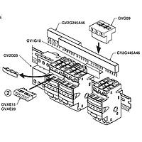 Eaton Bussmann GV2G445A46 Comb Bar COMB BUS-4TAPS 45MM PITCH