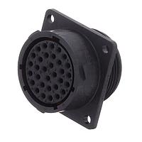 Amphenol SINE Systems RTS018N32S03 Connectors RCP SQ FL 32POS SZ 18 SCKT SEAL