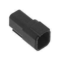 DEUTSCH - TE Connectivity DTM04-6P-EE04 6-Way 6P DTM RECP ASM HIGH TEMP, BLACK