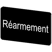 SIEMENS 3SU19000AD160GV0 Labeling Plate, Rearmement INSCR. LABEL,BLK 17.5 X 27MM, REARMEMENT