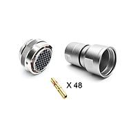 Amphenol SINE Systems RT062448SNH-K Connectors Plug Kit, 48 Position, Female, Shell Size 28, with Machined Contacts