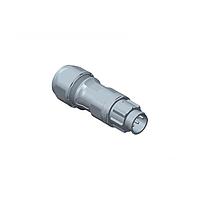 Amphenol LTW BB-04BMMB-QL8MPP Standard Circular Connector X-Lok, Standard Size, Plastic, 10A, 04 pins, Male Connector, Male Contact, Straight, Push Lock, Screw-in, Field Installable, F6.0 - F8.0mm, IP68