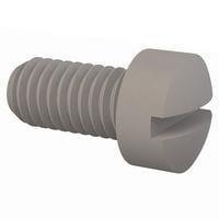 Essentra Components 011032F037PC Slotted Fillister Slotted Screw, #10-32 Thread, 3/8 Lg