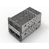 AMP Connectors - TE Connectivity 2214574-6 QSFP+ QSFP+ Assy, 2x2 Gskt 2LP-Innr, Stacked