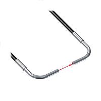 Banner Engineering IA.82.5PT5 Glass Fiber Sensors Glass Fiber; Opposed Mode 1.27 mm dia. Bundle; Right-Angle Tubular Probe; PVC Over Monocoil Sheathing 0.76 m Long; Terminated For Plastic Fiber Sensors