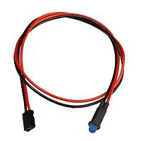 BIVAR PM3BWDW10.0-CC2 LED Panel Mount Indicators 3mm Panel Mnt Blue Diff Lens 10in Wire