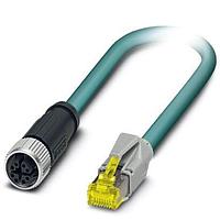 PHOENIX CONTACT 1080736 Cat 6a NBC-M12FSX/5, 0-94F/R4AC