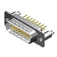 Molex / FCT 173109-0586 Plug FCT DSUB STR PC PLG 15 PN W/SNAPIN