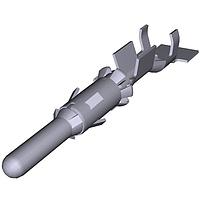 AMP Connectors - TE Connectivity 929968-1 (Mouser Reel) Quick Connect 2.5MM PIN CONT 'Reel of 500"