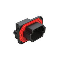 Amphenol SINE Systems AT13-08PB-BM05CP Automotive Connectors 8 Position 90  Flange Mount PCB Receptacle