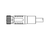 Same Sky (formerly CUI Devices) CDM816-06A-01FST-2M -67 Straight Female Plug Blunt Cut Cable 6 Pins 30 V 3 A Screw Copper Alloyx 1.0 2 M 24 AWG