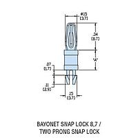 Heyco 10183 PCB Support HLSP11-07 NATURAL NYL PCB Support