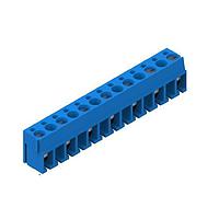 Wurth Elektronik 691101810007 Wire Protectors WR-TBL 10.0mm pitch Modular THT Blue Horizontal cable entry Wire Protector 12.6mm height 7P