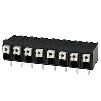 Same Sky (formerly CUI Devices) TBLH10-500-08BK Fixed Terminal Blocks Terminal block, screwless, High Temp, 5.00, Horizontal, 8, Black w Gray Button