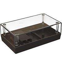 Serpac 152C9V,AL Plastic 152C9V Clear Top/Almond Enclosure