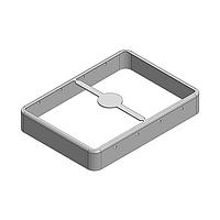 Masach Tech MS490-10F EMI/RFI Shield Frame, Two-Piece 49 x 35 x 7.5mm Two-piece Drawn-Seamless RF Shield/EMI Shield FRAME (CRS)