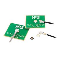 Hirose Electric UFL-2LPA-068Y1T-A-500 RF Cable Assemblies Plug, 500 mm Cable Length, 1.13 mm Cable Outer Diameter, Gray