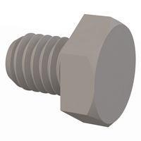 Essentra Components 011032H025 Cap Screw Hex Unslotted Bolt, #10-32 Thread, 1/4 Lg