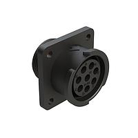 Amphenol SINE Systems FLS014N8S03-PM Connectors 8 POS SQUARE FLANGE RECEPT